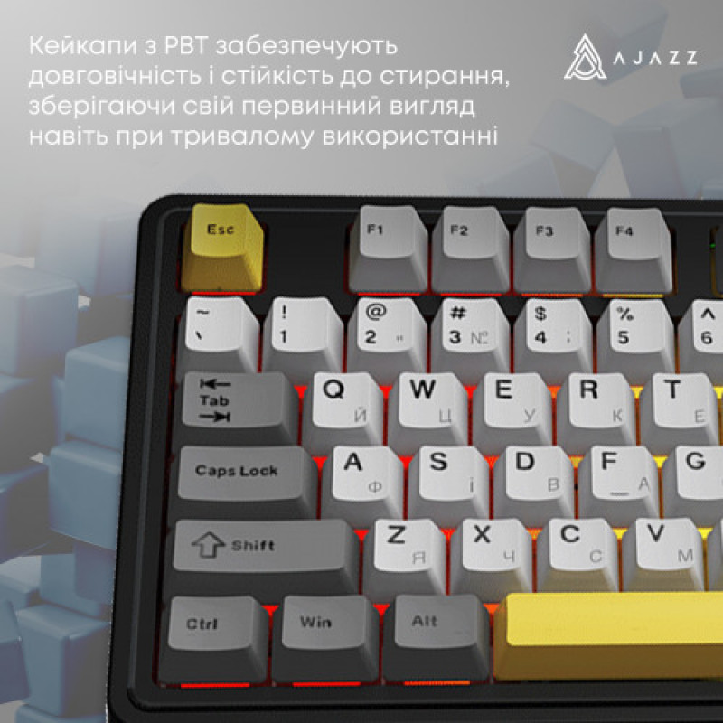 Клавиатура беспроводная Ajazz AK980 V2 Gift Switch V2 Black (AK980-V2-G-BGY)