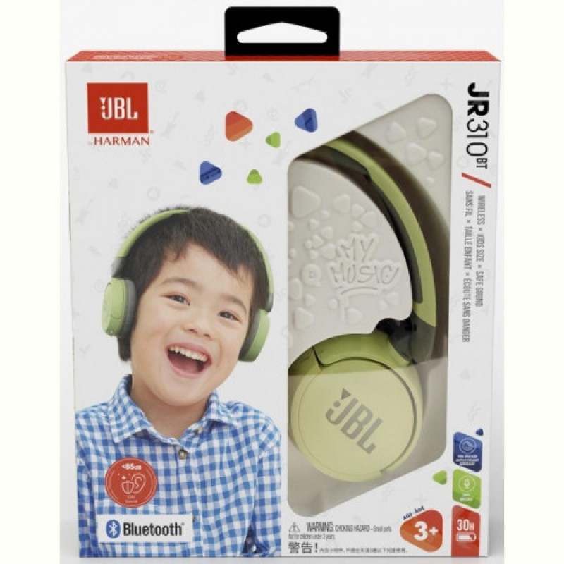 Bluetooth-гарнітура JBL JR310BT Green (JBLJR310BTGRN)