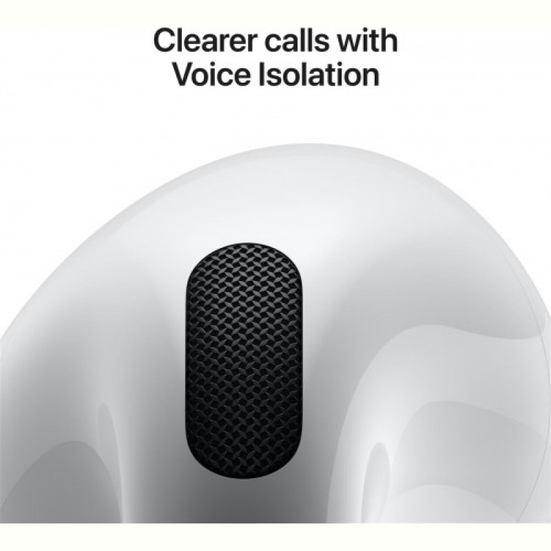 Bluetooth-гарнiтура Apple AirPods 4 with Active Noise Cancellation White (MXP93ZE/A)