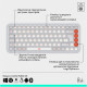 Комплект (клавіатура, миша) бездротовий Logitech Pop Icon Combo Off White (920-013141)