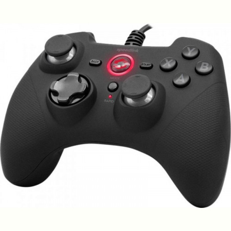 Геймпад проводной SpeedLink Rait PC/PS3/Switch Black (SL-650010-BK)