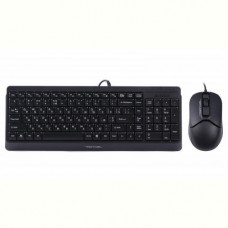 Комплект (клавіатура, миша) A4Tech F1512 Black USB