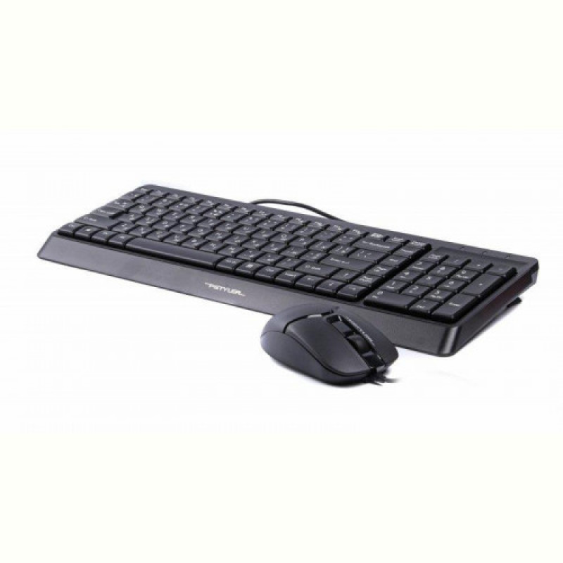 Комплект (клавіатура, миша) A4Tech F1512 Black USB