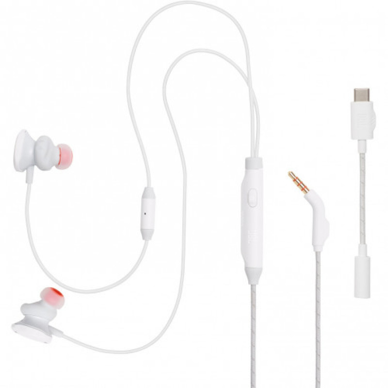 Гарнiтура JBL Quantum 50C White (JBLQTUM50CWHT)