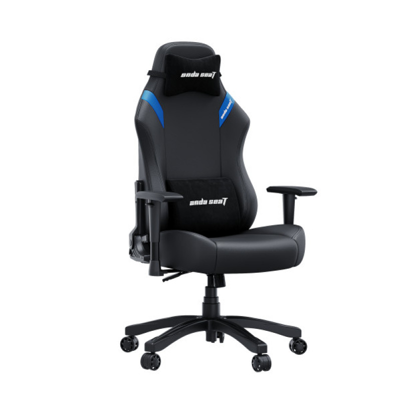 Крісло ігрове Anda Seat Luna Black/Blue Size L (AD18-44-BS-PV)