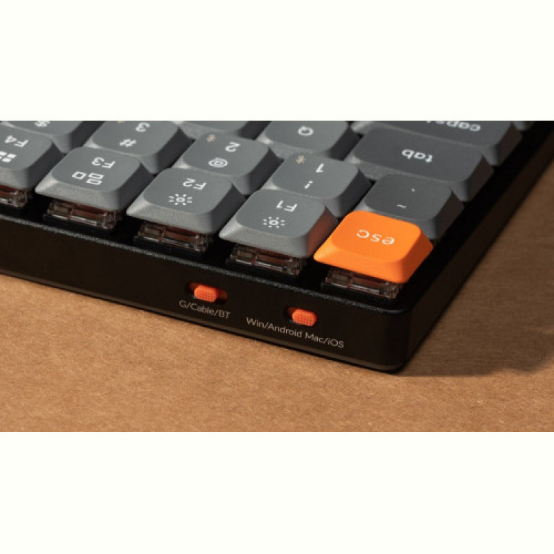 Клавиатура беспроводная Keychron K3 Max, Gateron MX 2.0 Brown, Hot-Swap, RGB UA Black (K3M-H3-UA)