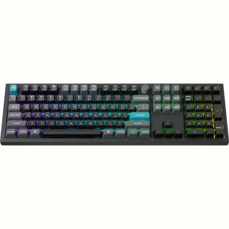 Клавіатура бездротова Keychron Q6 Ultra Keychron Red Switch Black RGB (Q6U-M1-UA)
