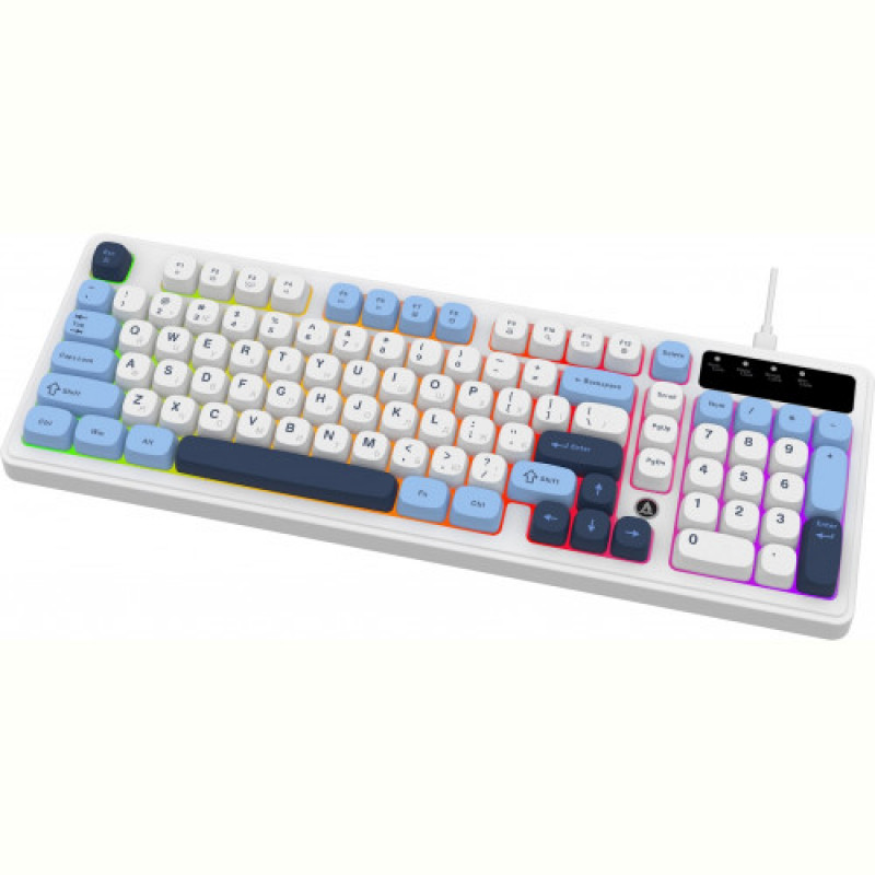 Клавиатура Ajazz AF98 Black USB-C Glacier Blue (AF98-GB)