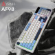 Клавиатура Ajazz AF98 Black USB-C Glacier Blue (AF98-GB)