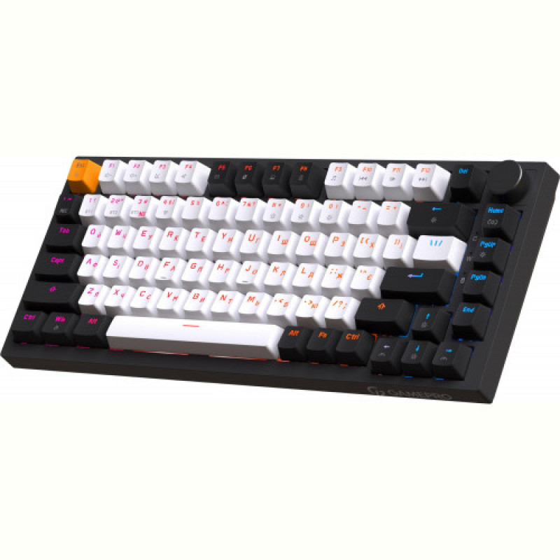 Клавіатура бездротова GamePro Asgard Valhalla QLAB Sakura Switch Black (MK160-B-QS-PRO)