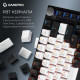 Клавіатура бездротова GamePro Asgard Valhalla QLAB Sakura Switch Black (MK160-B-QS-PRO)