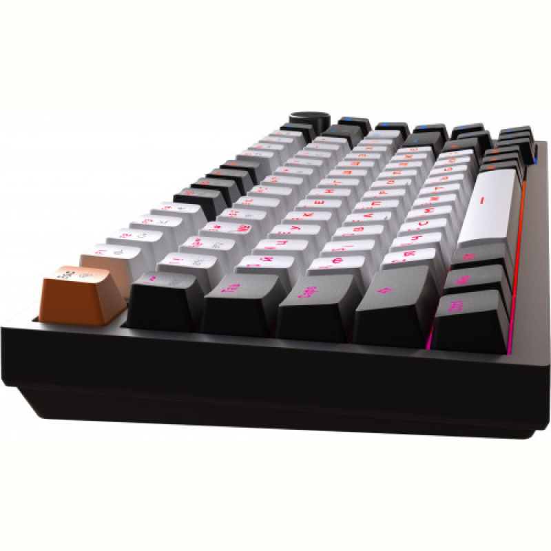 Клавіатура бездротова GamePro Asgard Valhalla QLAB Sakura Switch Black (MK160-B-QS-PRO)