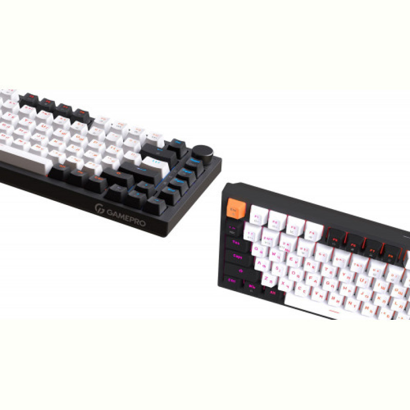 Клавіатура бездротова GamePro Asgard Valhalla QLAB Sakura Switch Black (MK160-B-QS-PRO)