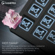 Клавіатура бездротова GamePro Asgard Valhalla QLAB Sakura Switch Black (MK160-B-QS-PRO)