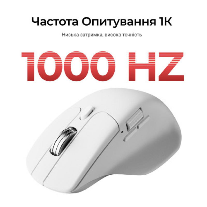 Мышь беспроводная Keychron M6S WL White (M6S-B72)