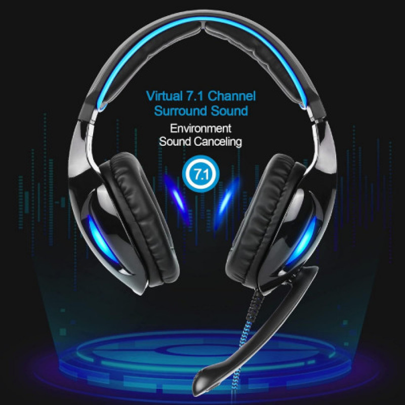 Гарнітура Sades SA-902 Black/Blue (sa902blj)