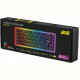 Клавіатура 2E Gaming KG345 RGB 68key USB Transparent