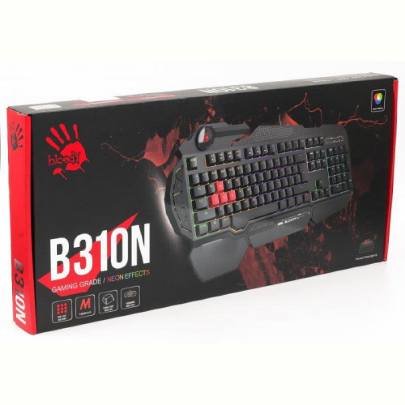 Клавіатура Bloody B310N Black USB