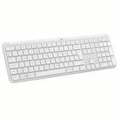 Клавiатура бездротова Logitech Signature Slim K950 US OffWhite USB (920-012466)