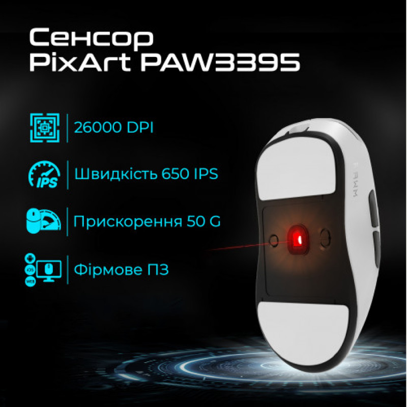 Миша бездротова RAWM ES21 Black