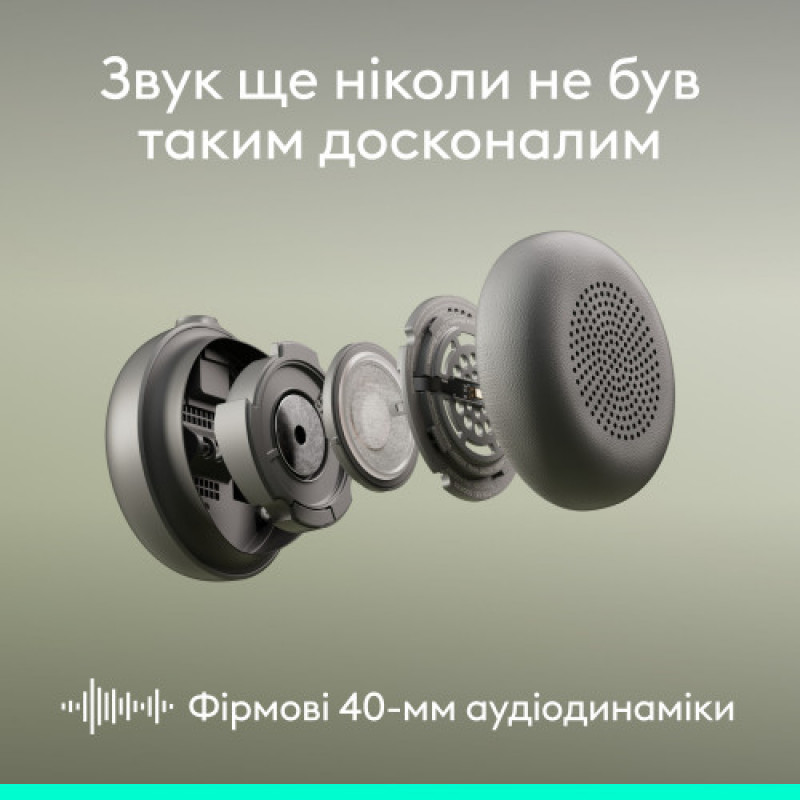 Bluetooth-гарнитура Logitech Zone Wireless 2 ES Off-White (981-001508)