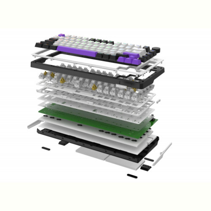 Клавиатура Hator Hellyberry HK75 White/Violet