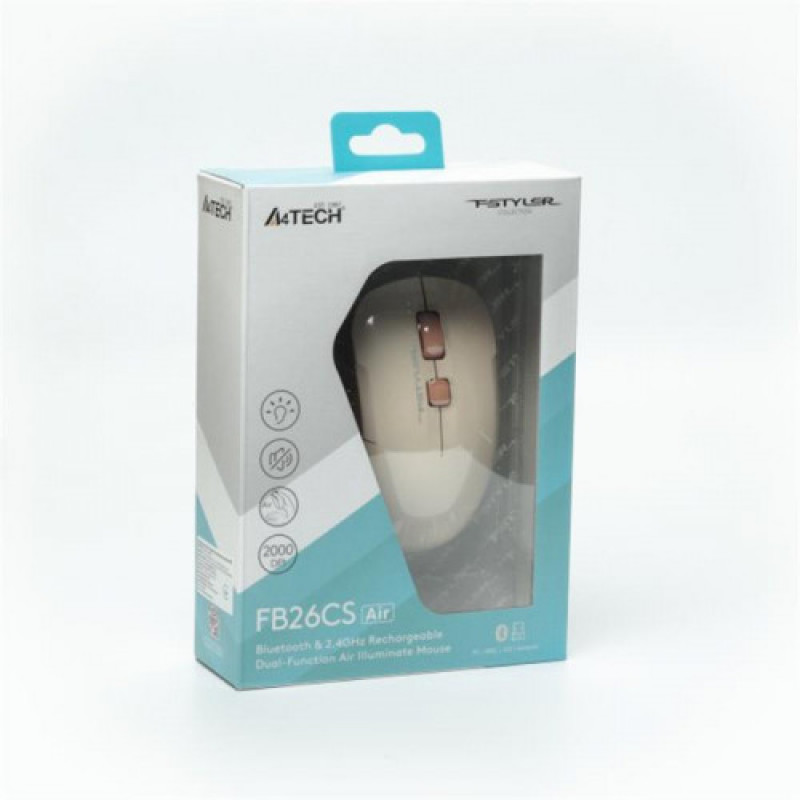 Миша бездротова A4Tech Fstyler FB26CS Air Cafe Latte