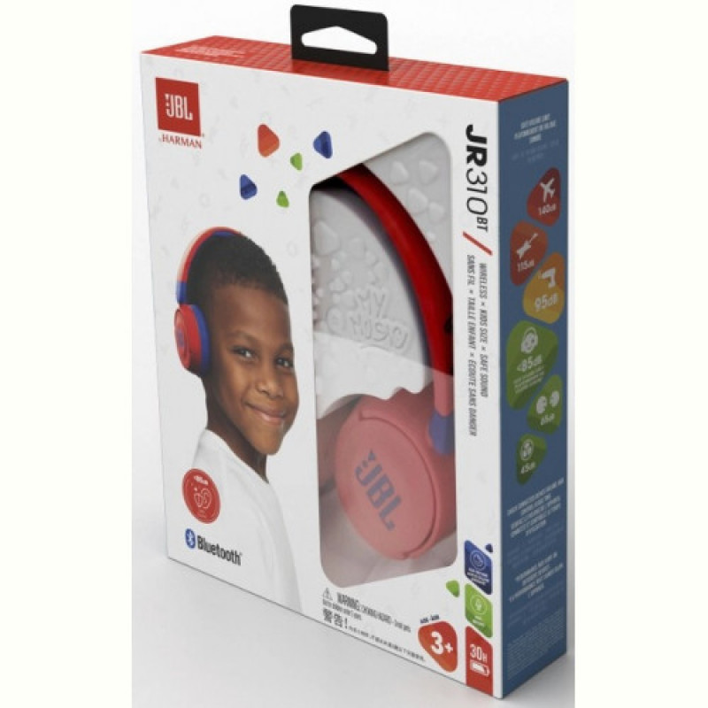Bluetooth-гарнитура JBL JR310BT Red (JBLJR310BTRED)