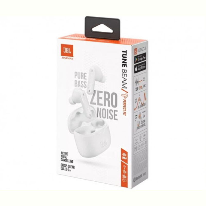 Bluetooth-гарнитура JBL Tune Beam White (JBLTBEAMWHT)