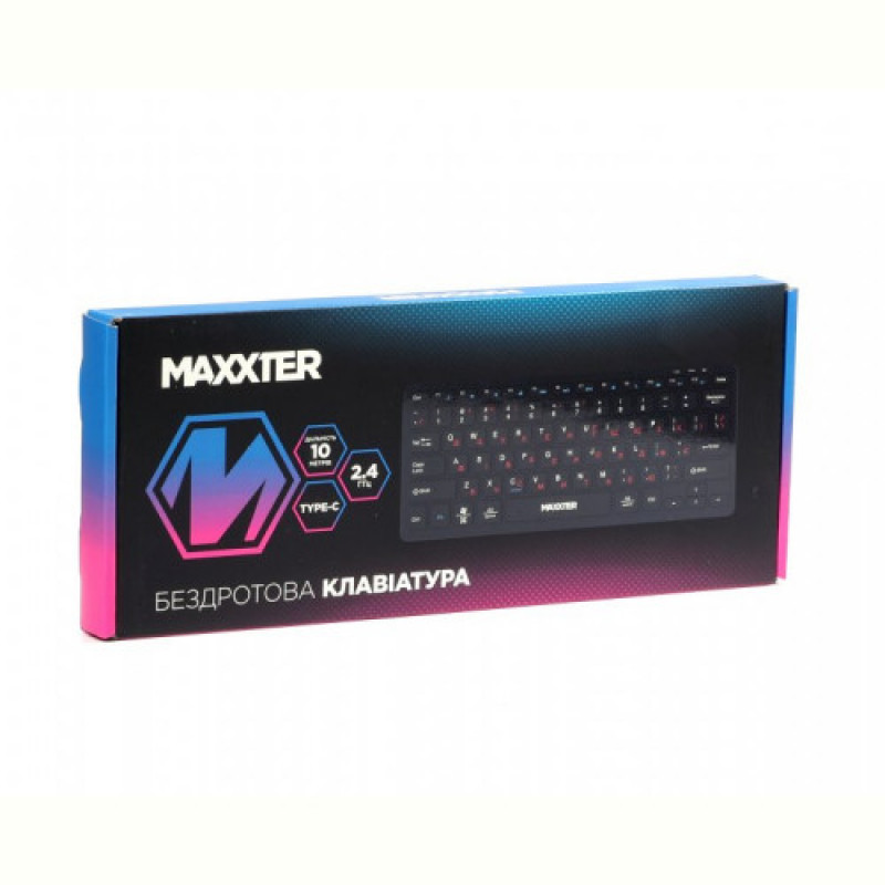 Клавиатура Maxxter KBW-C01B-UA Black