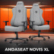 Крісло ігрове Anda Seat Novis XL Fabric Dark Gray Size XL