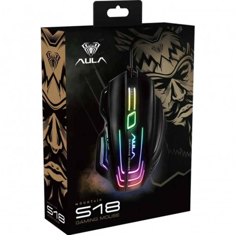 Мышь Aula S18 Black