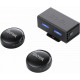 Бездротовий мікрофон BOYA LINK 3-01 Type-C/TRS/Lightning Black