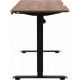 Комп’ютерний стіл з електрорегулюванням висоти Sihoo D03 1.4m Walnut/Black (D03-104/D03-108)