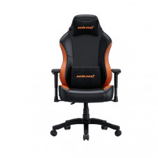 Кресло игровое Anda Seat Luna Color Size L Black/Orange PVC (AD18-48-BO-PV)