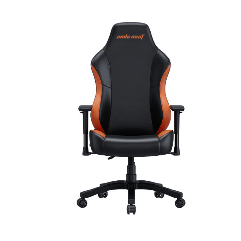 Крісло ігрове Anda Seat Luna Color Size L Black/Orange PVC (AD18-48-BO-PV)
