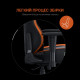 Крісло ігрове Anda Seat Luna Color Size L Black/Orange PVC (AD18-48-BO-PV)
