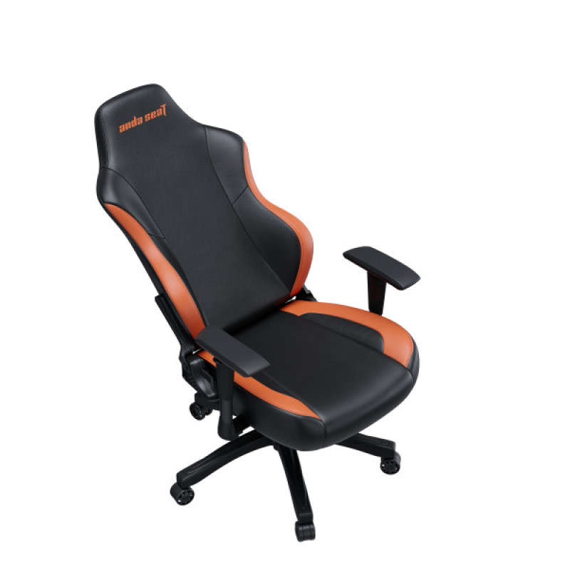 Крісло ігрове Anda Seat Luna Color Size L Black/Orange PVC (AD18-48-BO-PV)