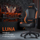 Крісло ігрове Anda Seat Luna Color Size L Black/Orange PVC (AD18-48-BO-PV)