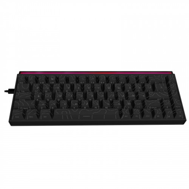 Клавиатура Ajazz NK68 Red Switch Black USB-C (NK68-R-S-B)
