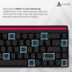 Клавиатура Ajazz NK68 Red Switch Black USB-C (NK68-R-S-B)