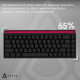 Клавиатура Ajazz NK68 Red Switch Black USB-C (NK68-R-S-B)