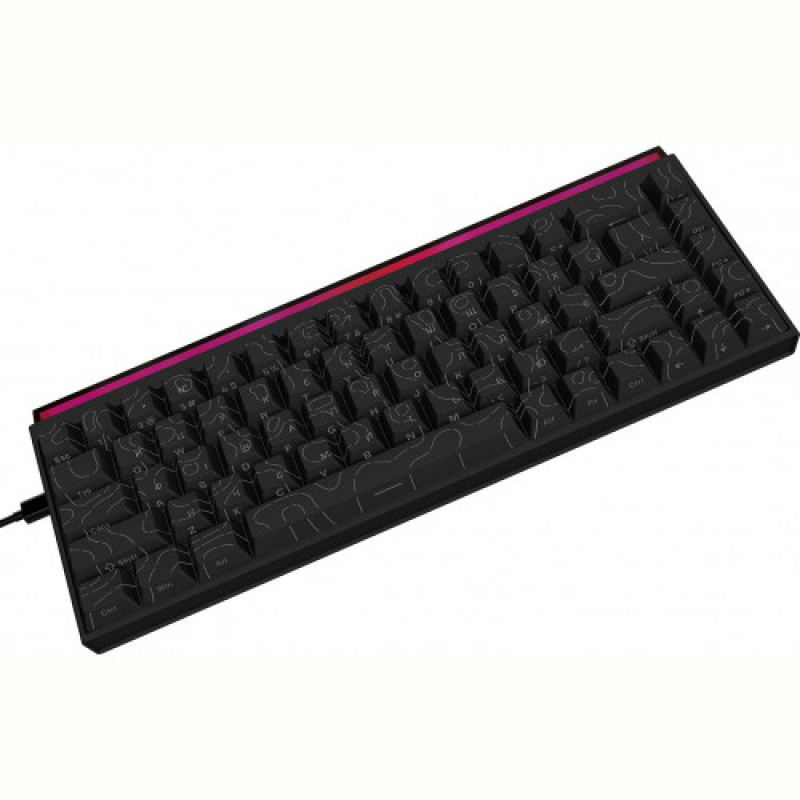 Клавиатура Ajazz NK68 Red Switch Black USB-C (NK68-R-S-B)
