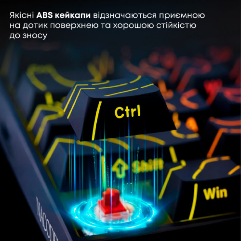 Клавиатура Ajazz NK68 Red Switch Black USB-C (NK68-R-S-B)