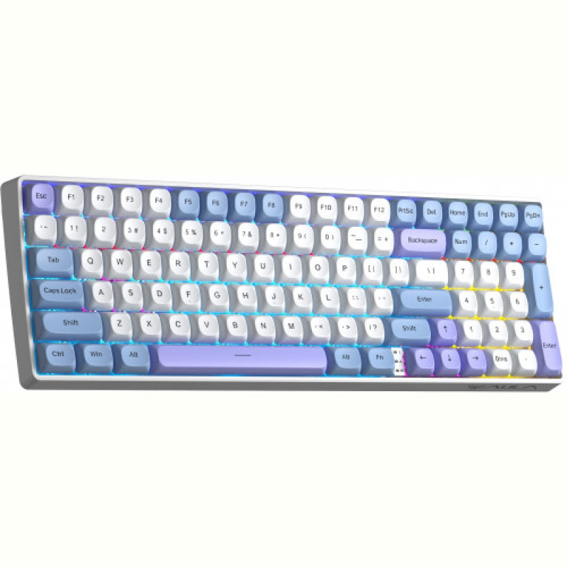 Клавіатура бездротова Aula S100pro Red Switch White/Blue (6948391205762)