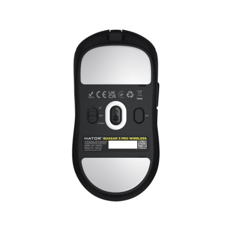 Мышь беспроводная Hator Quasar 3 Pro Wireless Black (HTM740)