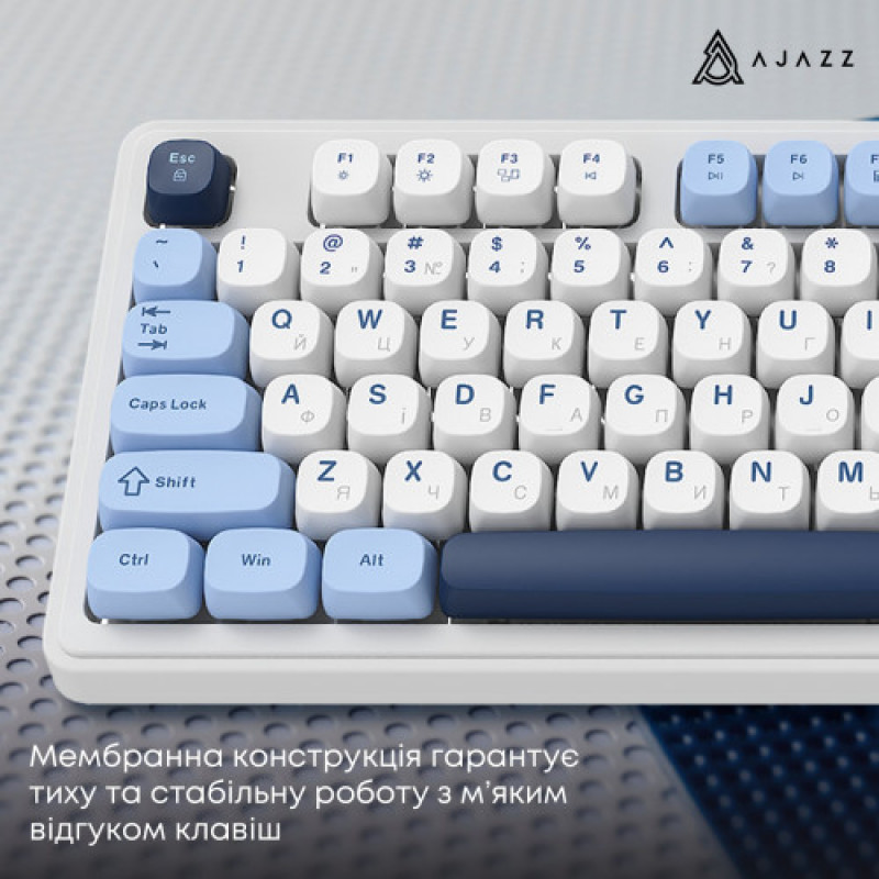Клавиатура беспроводная Ajazz AF98 Plus Glacier Blue (AF98-PLUS-GB)