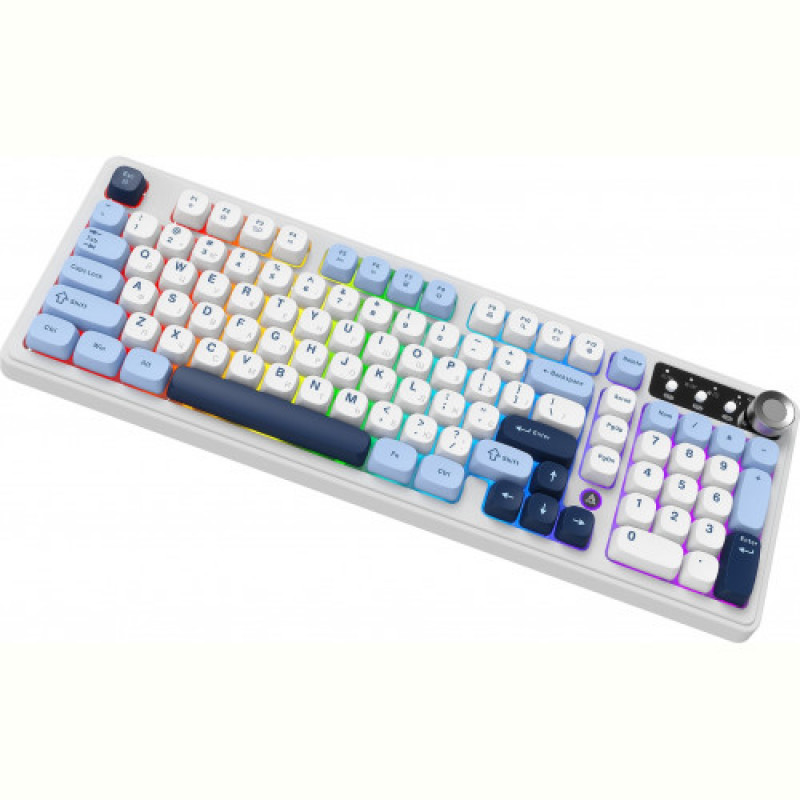 Клавиатура беспроводная Ajazz AF98 Plus Glacier Blue (AF98-PLUS-GB)