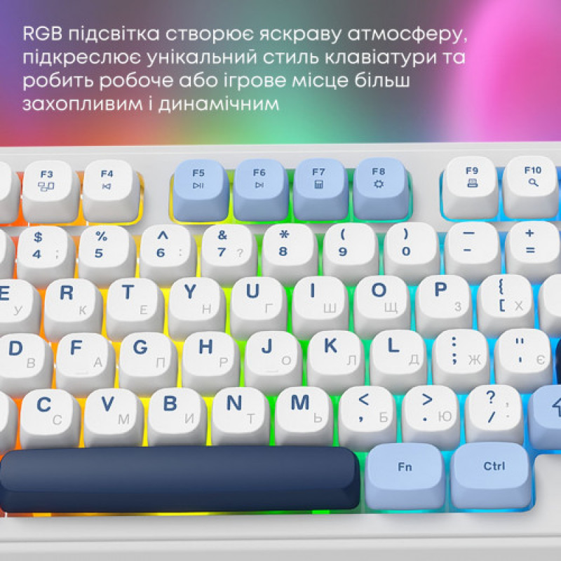 Клавиатура беспроводная Ajazz AF98 Plus Glacier Blue (AF98-PLUS-GB)