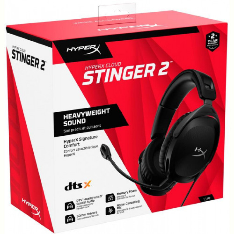 Гарнитура HyperX Cloud Stinger 2 3.5mm Black (519T1AA)